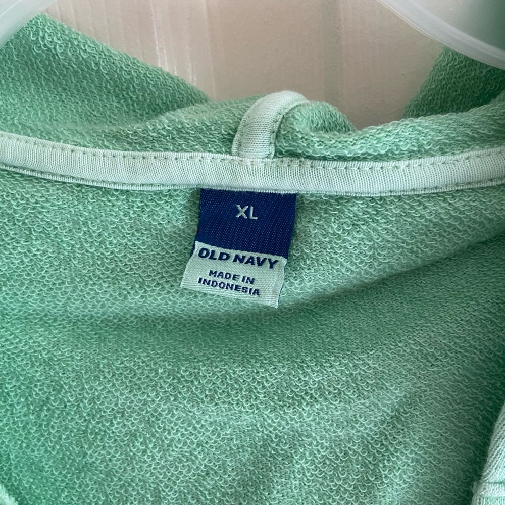 Old Navy Light Green Hoodie - Picture 3 of 3